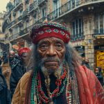 Les Kogis, une tribu indigène de Colombie, visite Boulogne-Billancourt