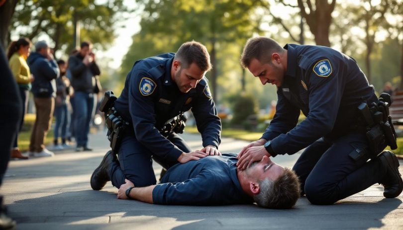 découvrez l'incroyable histoire d'un sauvetage miracle où le massage cardiaque des gendarmes a permis de redonner vie à un homme. une œuvre audacieuse et héroïque qui souligne l'importance des gestes qui sauvent en urgence.