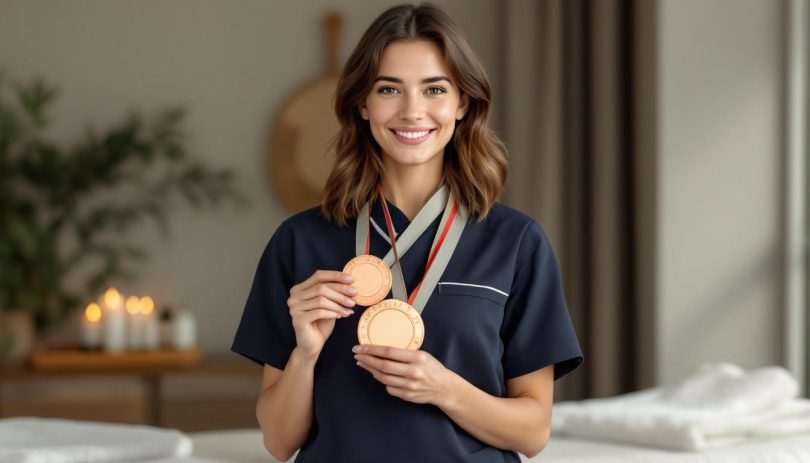 lucie guillou, talentueuse masseuse de la chevrolière, brille lors des championnats en décrochant la médaille de bronze. découvrez son parcours inspirant et ses techniques exceptionnelles qui l'ont menée au succès.