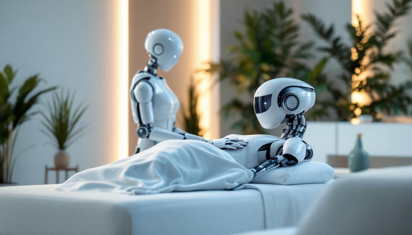découvrez un robot révolutionnaire équipé d'intelligence artificielle qui analyse votre corps pour vous offrir un massage inégalé. offrez-vous une expérience de bien-être personnalisée et relaxante.